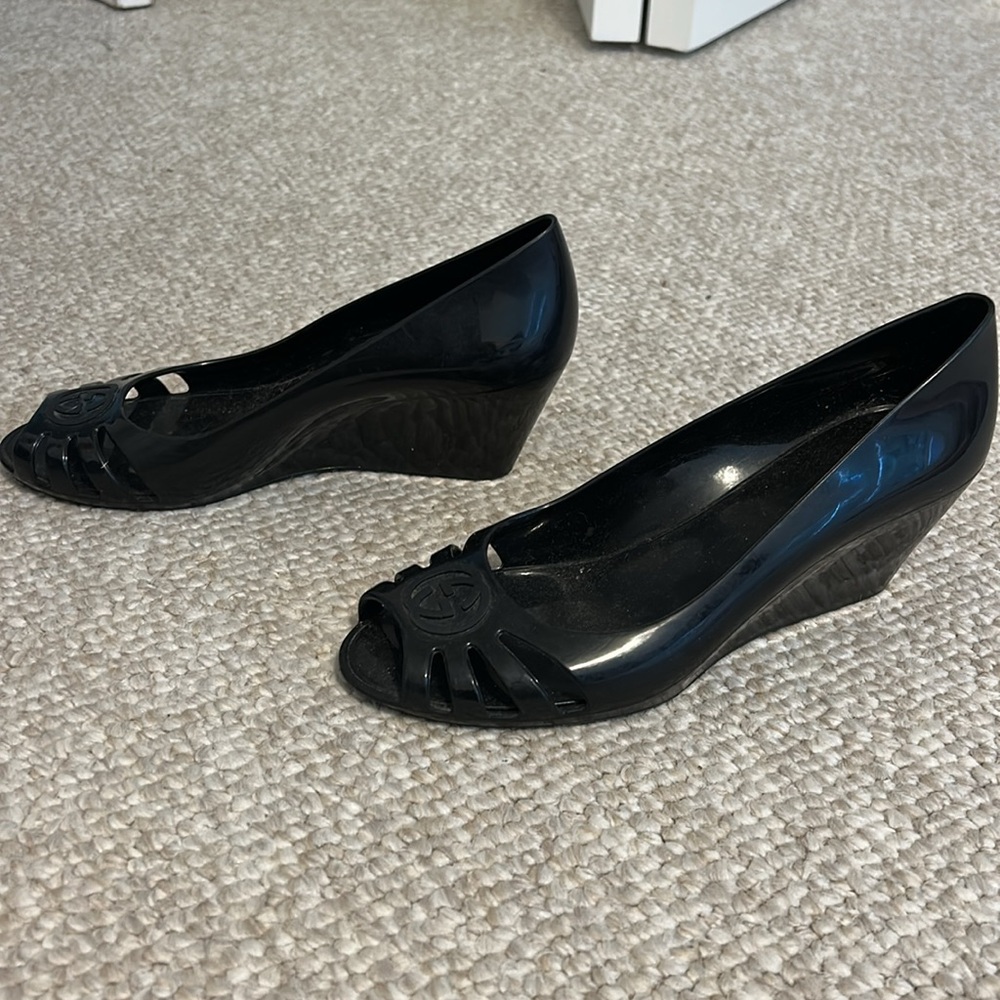 COPY - Vintage Gucci wedge jellies - black - Picture 3 of 5